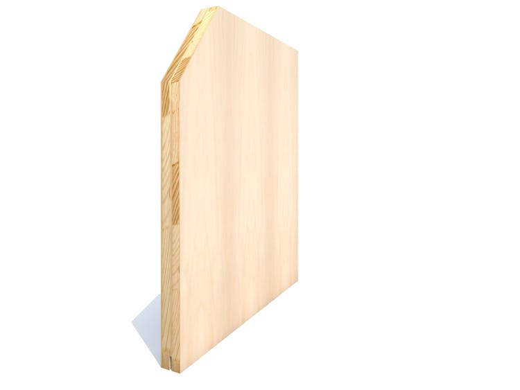 Heat door wood